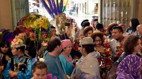 Ayuntamiento de Pamplona y asociaciones celebran el Día de la diversidad cultural AYUNTAMIENTO 2