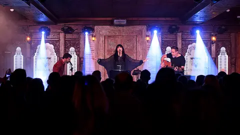 El grupo Efecto Mariposa en la sala Indara. MIGUEL OSÉS_2