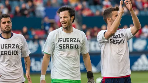 Partido de Liga entre Osasuna y Lorca disputado en El Sadar (01). IÑIGO ALZUGARAY