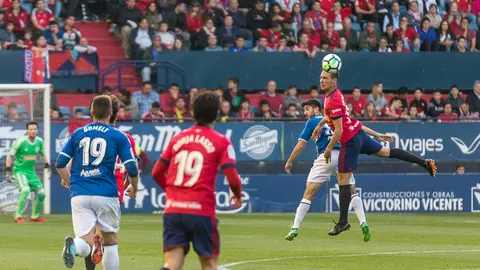 Partido de Liga entre Osasuna y Lorca disputado en El Sadar (14). IÑIGO ALZUGARAY