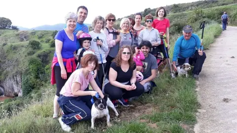 Día de Valdega en Legaria -1. marcha popular. Encarna Martínez.