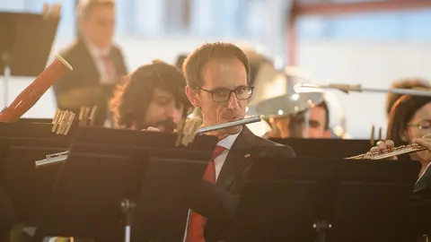 La banda La Pamplonesa ofrece un concierto con música popular del maestro Turrillas, bandas sonoras, pop y rock. PABLO LASAOSA 15