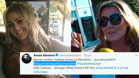 Amaia Montero ha respondido a través de las redes sociales y en unas declaraciones a Divinity sobre su criticada actuación en el primer concierto de su gira Nacidos para creer Fotos TWITTER
