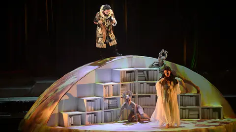 Ópera de Cámara de Navarra y Fundación Baluarte desvelan los detalles artísticos y escénicos del estreno de la ópera Don Perlimplín. PABLO LASAOSA 17