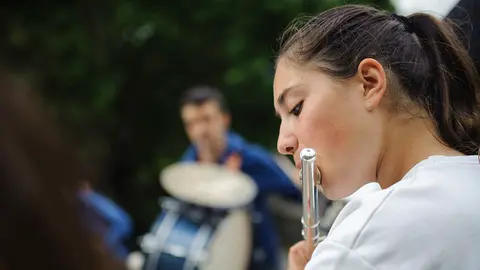 Pasacalles de los alumnos de Joaquín Maya. MIGUEL OSÉS_8