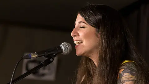 Concierto acústico de Bely Basarte en la Sala de Ámbito Cultural de El Corte Inglés con motivo de la celebración del Día de la Música (07). IÑIGO ALZUGARAY