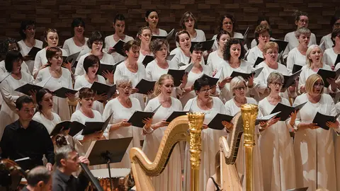 El Orfeón Pamplonés en San Petersburgo. Cedida.