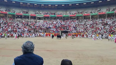 Entrada en la plaza de los toros de Victoriano del Río el 12 de julio