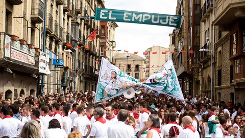 Chupinazo de las fiestas de Tafalla 2018. PABLO LASAOSA 41