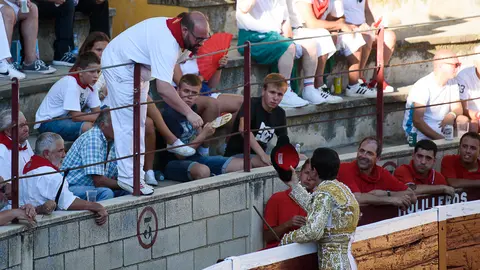 Primera corrida de toros de las fiestas de Tafalla 2018 con toros de Prieto de la Cal para Joseillo, Gómez del Pilar y Curro de la Casa. PABLO LASAOSA 50