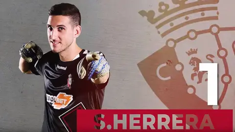Sergio Herrera llevará el doral número 1 de Osasuna.