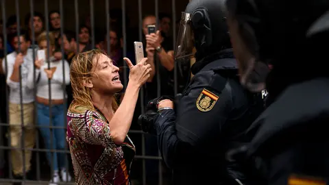 Cientos de personas se manifiestan en Pamplona a favor del _gaztetxe Maravillas_, desalojado el 17 de agosto de 2018. PABLO LASAOSA 20