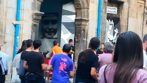 Alegría entre los okupas del Gaztetxe