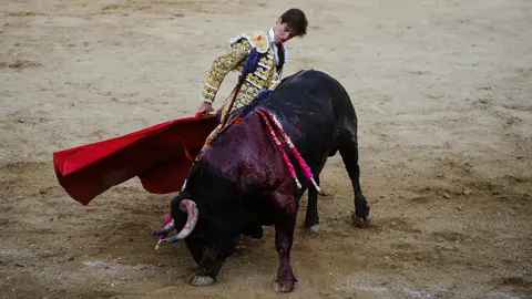 Tercera corrida de la feria de Tafalla de 2018 para los diestros Alberto Gómez, Esaú Fernández y Filiberto. MIGUEL OSÉS_18