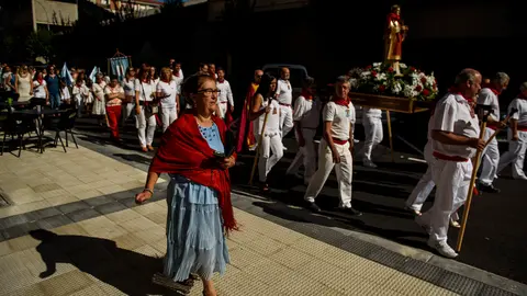 Procesión de San Esteban en las fiestas de Berriozar de 2018. MIGUEL OSÉS_11