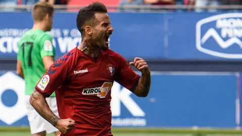 Rubén García. Partido de la cuarta jornada entre el Osasuna y el Almería. MIGUEL OSÉS_17