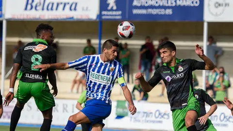Partido entre Izarra y Racing de Santander. PABLO LASAOSA 16