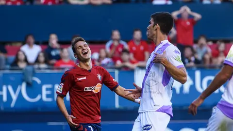 David Rodríguez. Partido entre el Osasuna y el Numancia correspondiente a la 7ª jornada de la Liga. MIGUEL OSÉS_4