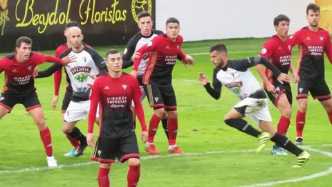 Partido Mirandés - Tudelano en el campo de Anduva. Web CD Tudelano