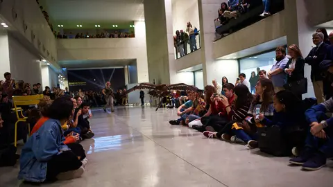 Inauguración de la exposición 'En todo hay ciencia' con la exhibicón de aves a cargo de Tierra Rapaz. MIGUEL OSÉS 6