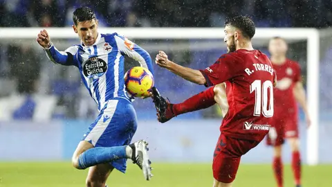 Imagen del Deportivo-Osasuna. LA LIGA 123