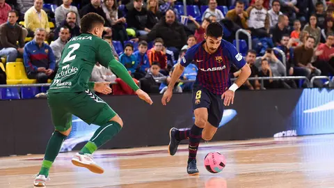 Partido FC Barcelona - Osasuna Xota en el Palau Blaugrana. Twitter FC Barcelona.