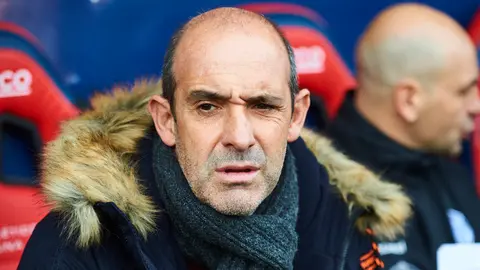 El entrenador del Lugo Alberto Monteagudo. MIGUEL OSÉS