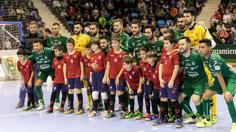 Partido de la Liga Nacional de Fútbol Sala entre Osasuna Magna y Naturpellet Segovia disputado en el pabellón Anaitasuna (01). IÑIGO ALZUGARAY