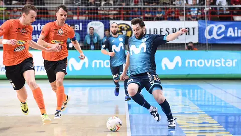 Partido Inter Movistar - Ribera Navarra en Torrejón. Cedida.