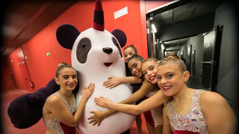 Ceremonia inaugural del Campeonato de España de Gimnasia Rítmica de Conjuntos celebrado en el Navarra Arena (04). IÑIGO ALZUGARAY