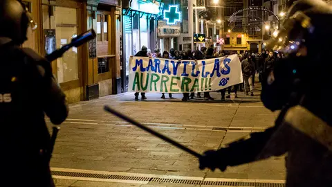 Asamblea Popular y posterior manifestación por el desalojo del Palacio de Rozalejo, conocido como gaztetxe Maravillas (15). IÑIGO ALZUGARAY