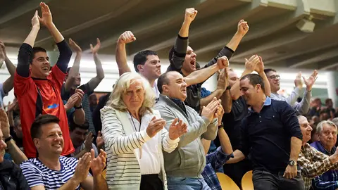 Partido entre Bengoetxea - Ímaz y Ezkurdia - Galarza en el Labrit. MIGUEL OSÉS 25