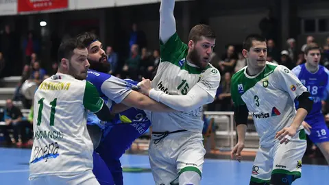 Partido Teucro - Anaitasuna de la liga asobal Foto web Teucro Pontevedra