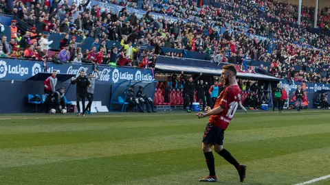 Partido entre Osasuna y Nastic de Tarragona disputado en El Sadar -(37). IÑIGO ALZUGARAY