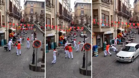 Secuencias de la película Line Walker grabada en Tafalla