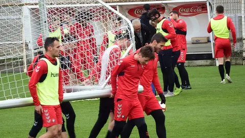 Entrenamiento de Osasuna en Tajonar