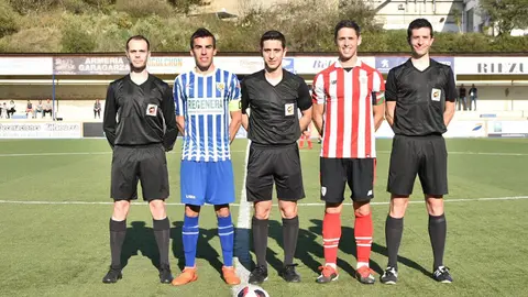 Partido de Segunda B entre el Izarra y el Athletic B en Estella. @Athleticlub