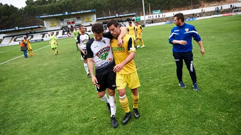 Derbi navarro entre el Tudelano y el Izarra. MIGUEL OSÉS 49