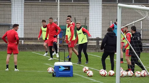 Entrenamiento de Osasuna en Tajonar