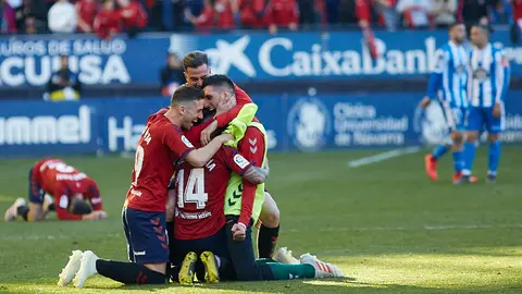 Partido de la Liga 123 entre Osasuna y Deportivo de La Coruña disputado en El Sadar (69). IÑIGO ALZUGARAY