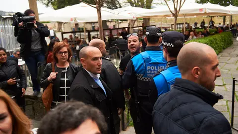Pablo Casado visita Pamplona durante la campaña electoral. PABLO LASAOSA