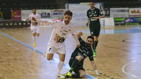 Partido de la Liga Nacional de fútbol sala entre Segovia y Osasuna Xota. Lnfs.