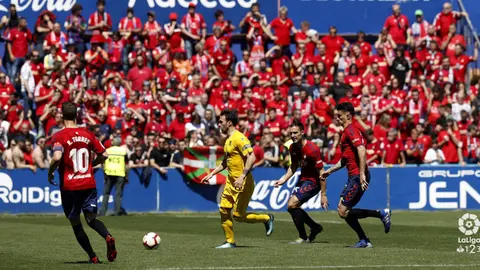 Imagen del partido entre el Alcorcón y el Osasuna en el Santo Domingo. LA LIGA123