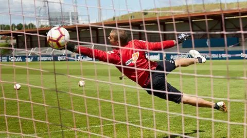 ..ltimo entrenamiento de Osasuna en las instalaciones de Tajonar antes del final de la temporada. I..IGO ALZUGARAY