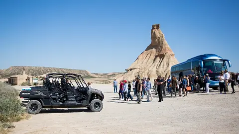 Los participantes en el think thank de Conecta Fiction han abordado el futuro de la industria audiovisual y han visitado las Bardenas, como el gran plató natural de Navarra CEDIDA (5)