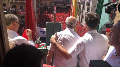 Lanzamiento del Chupinazo de San Fermín MIGUEL OSÉS