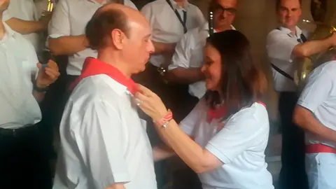 Entrega del I Premio &#39;Riau Riau&#39; a la Pamplonesa. ARCHIVO