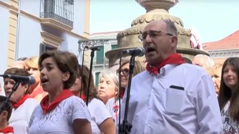 Imagen de la jota en honor a San Fermín. NAVARRATV