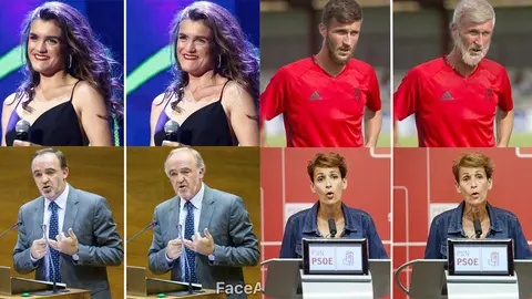 Portada galería personajes navarros tras pasar por Faceapp NAVARRACOM