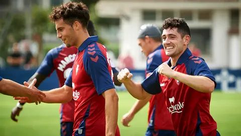 Osasuna Promesas se enfrenta al Valladolid B en el primer partido de la temporada en casa. MIGUEL OSÉS